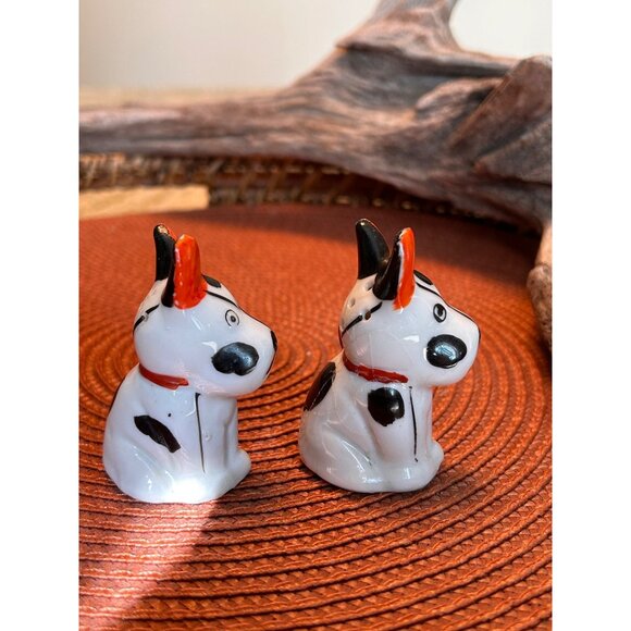 Japan Hand Painted Dog Salt & Pepper Shaker - As Is Display Only - Picture 2 of 6